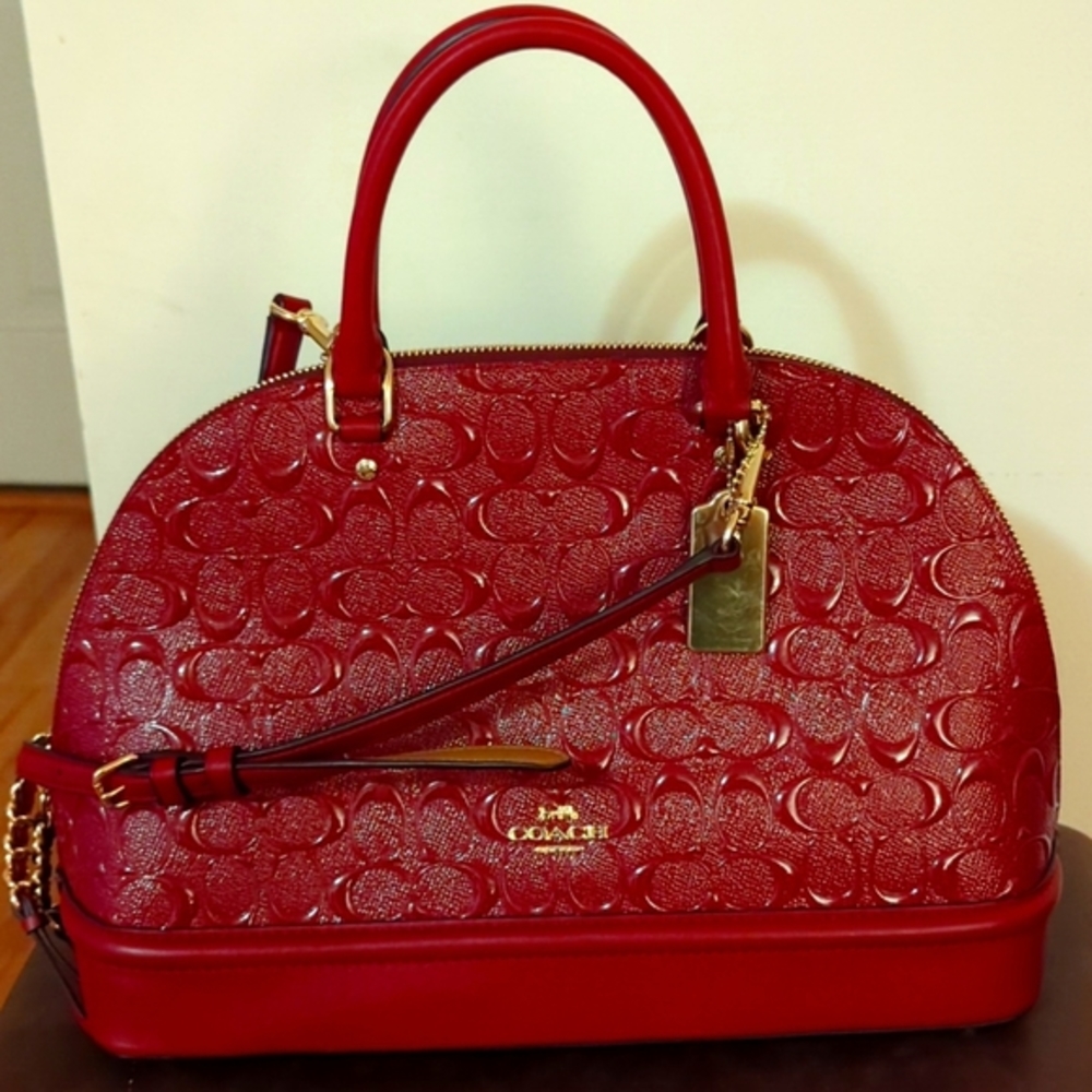 Red Coach Bag